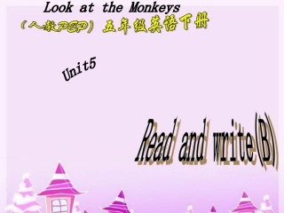 五年级英语下册unit5readandwrite(B)