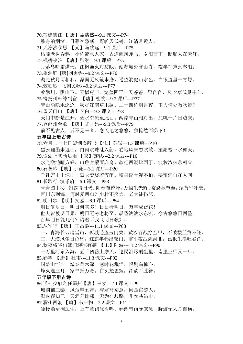 3-6古诗词汇总_第3页
