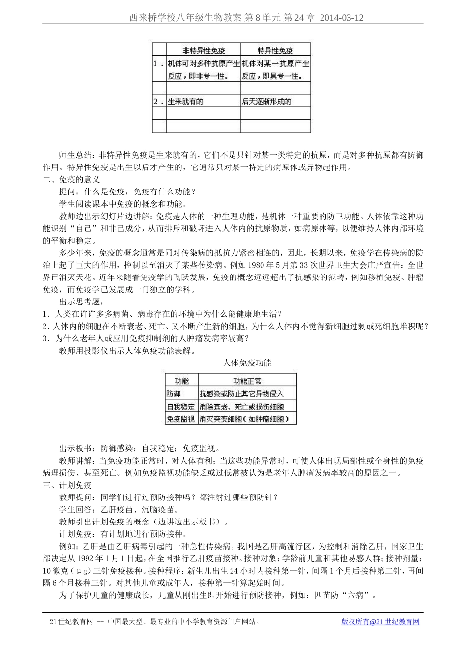 第23章第1节人体的免疫防线_第3页