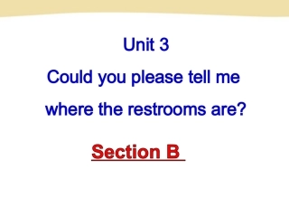 初三英语新目标unit3Section-B