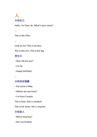 话题集--人物