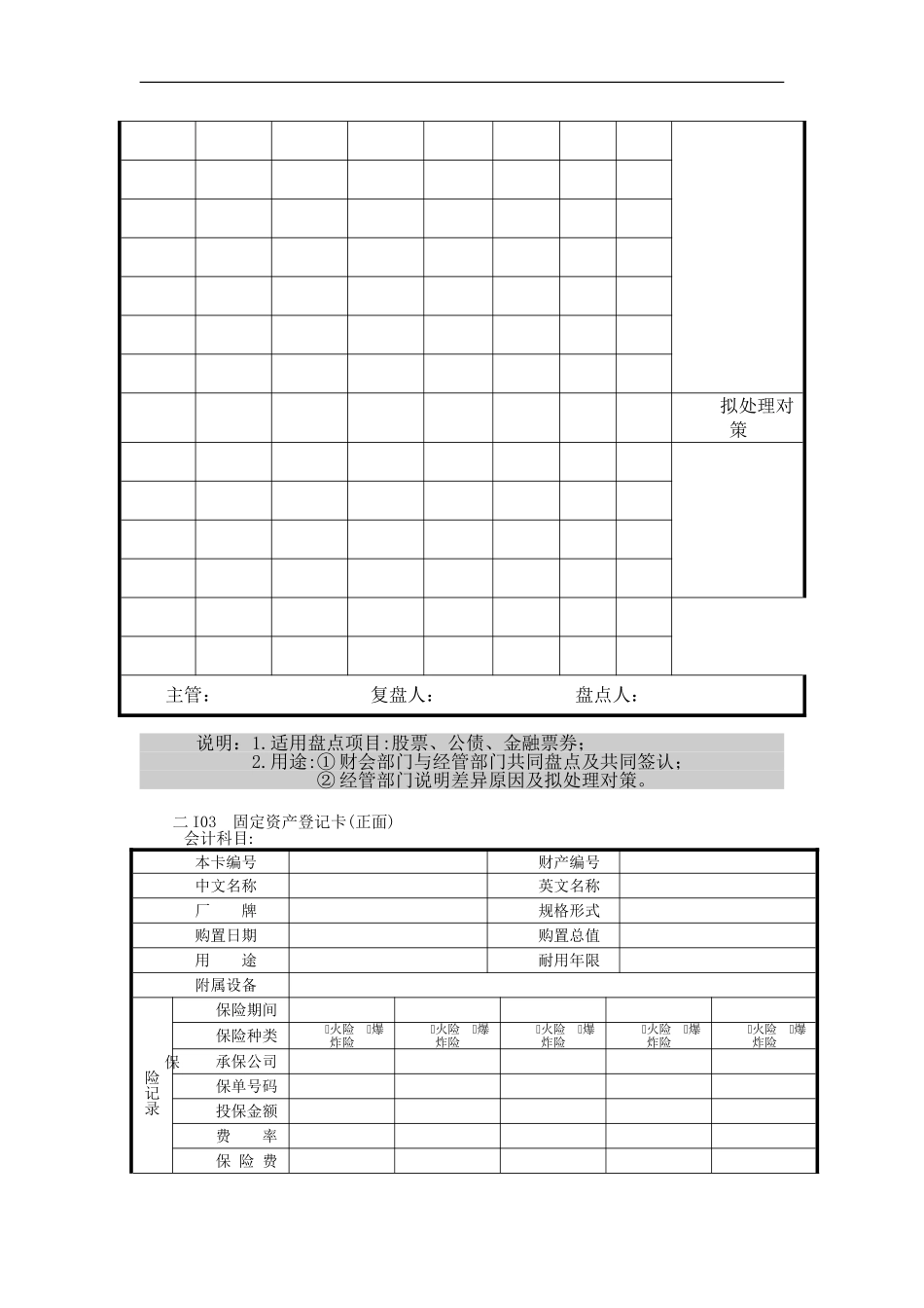 企业管理-会计、财务管理表格大全_第2页