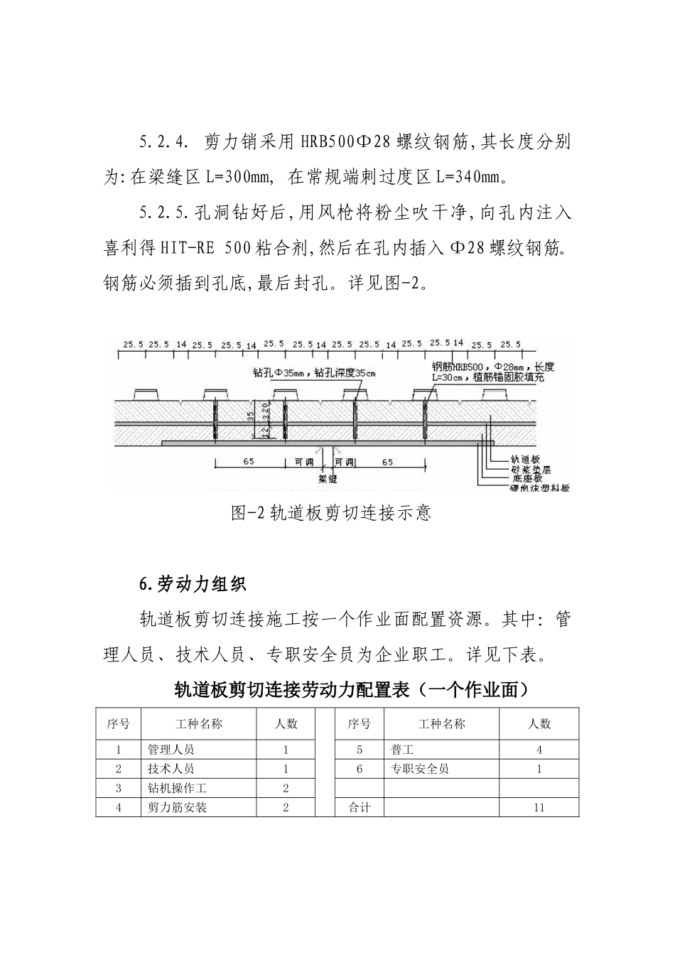 轨道板剪切连接作业指导书_第3页