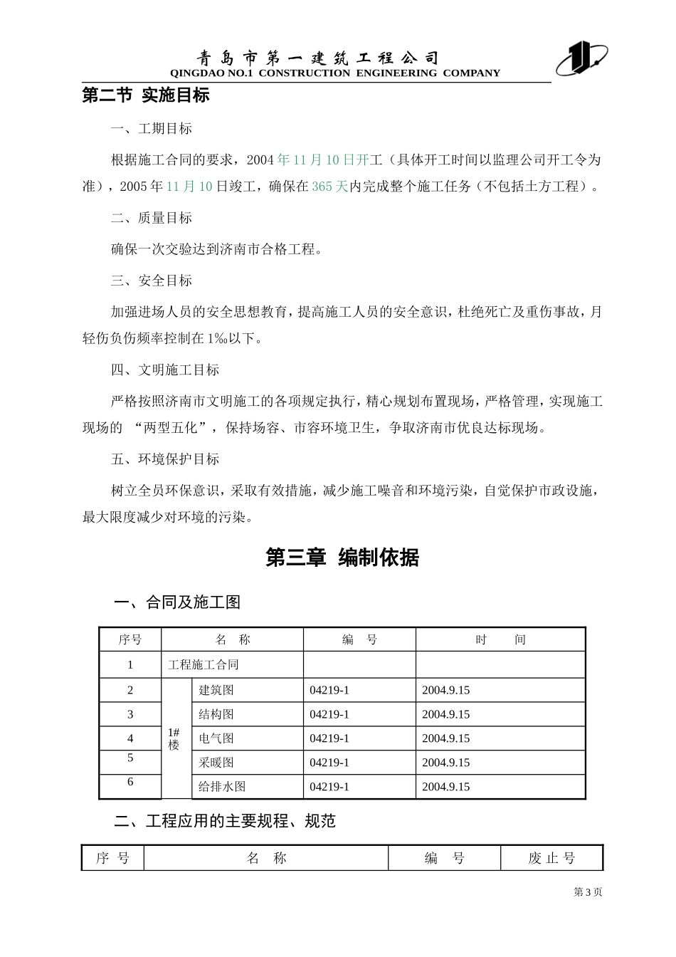 济南伟东新都建设项目施工策划方案_第3页