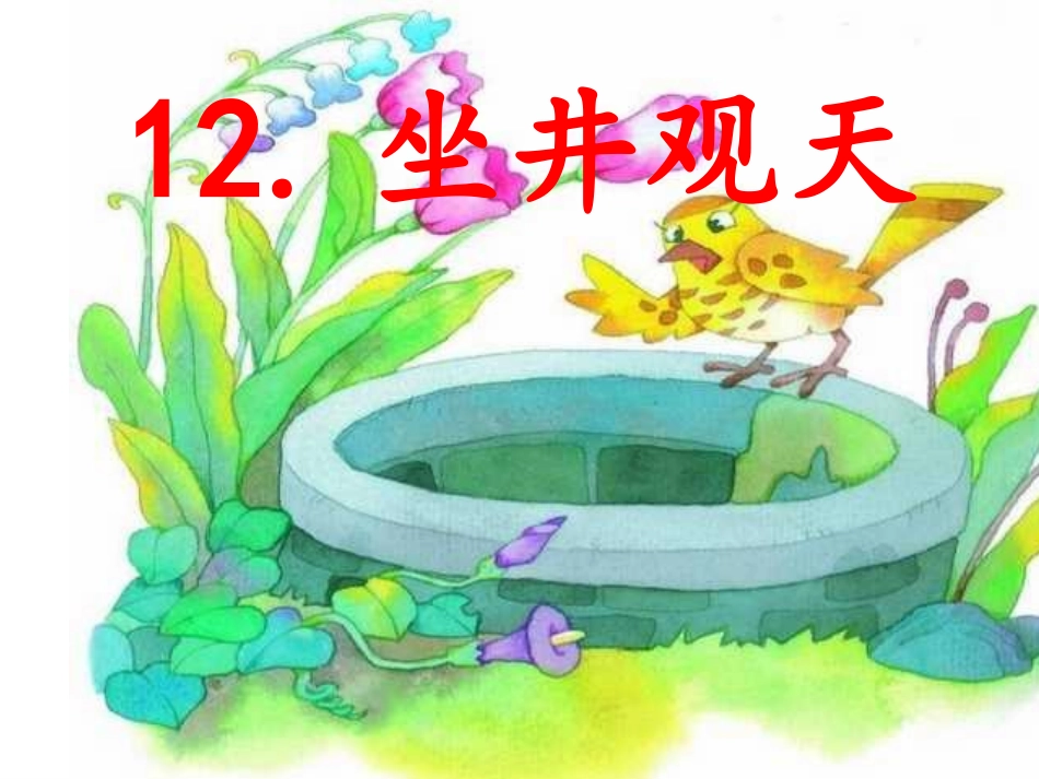 坐井观天课件_第1页