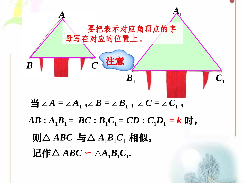 《相似三角形的判定(1)》课件1_第3页