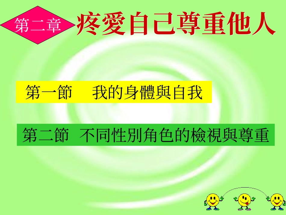 疼爱自己尊重他人_第1页