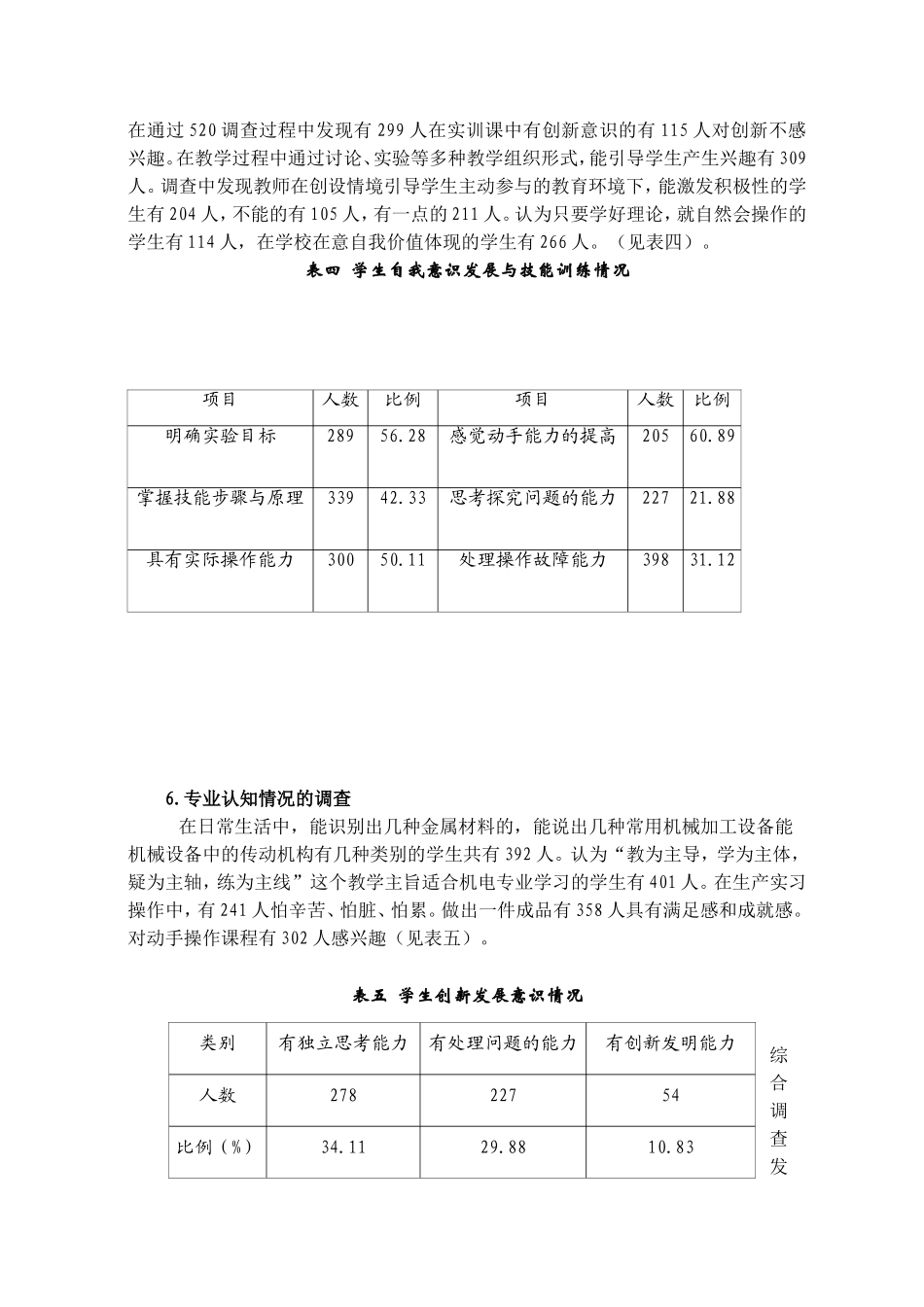 职高生自我意识与技能训练调查_第3页