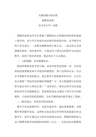 关键问题分析说明-刘蕊