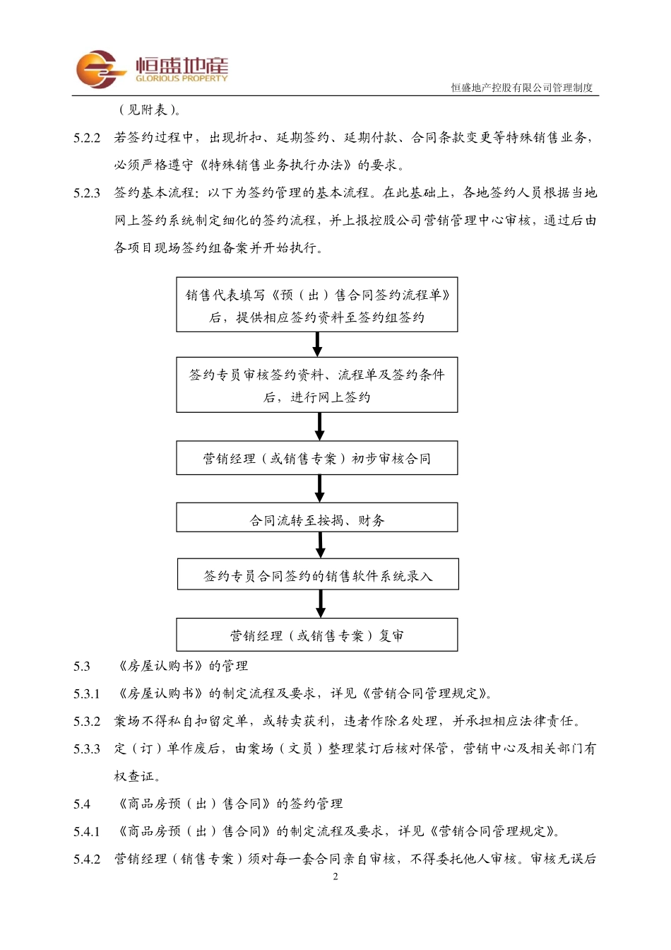 物业销售签约管理规定_第3页