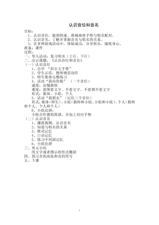 认识音位和音名