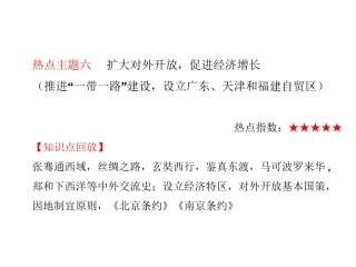 热点六-扩大对外开放