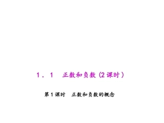 1.1.1-正数和负数的概念.1.1-正数和负数的概念
