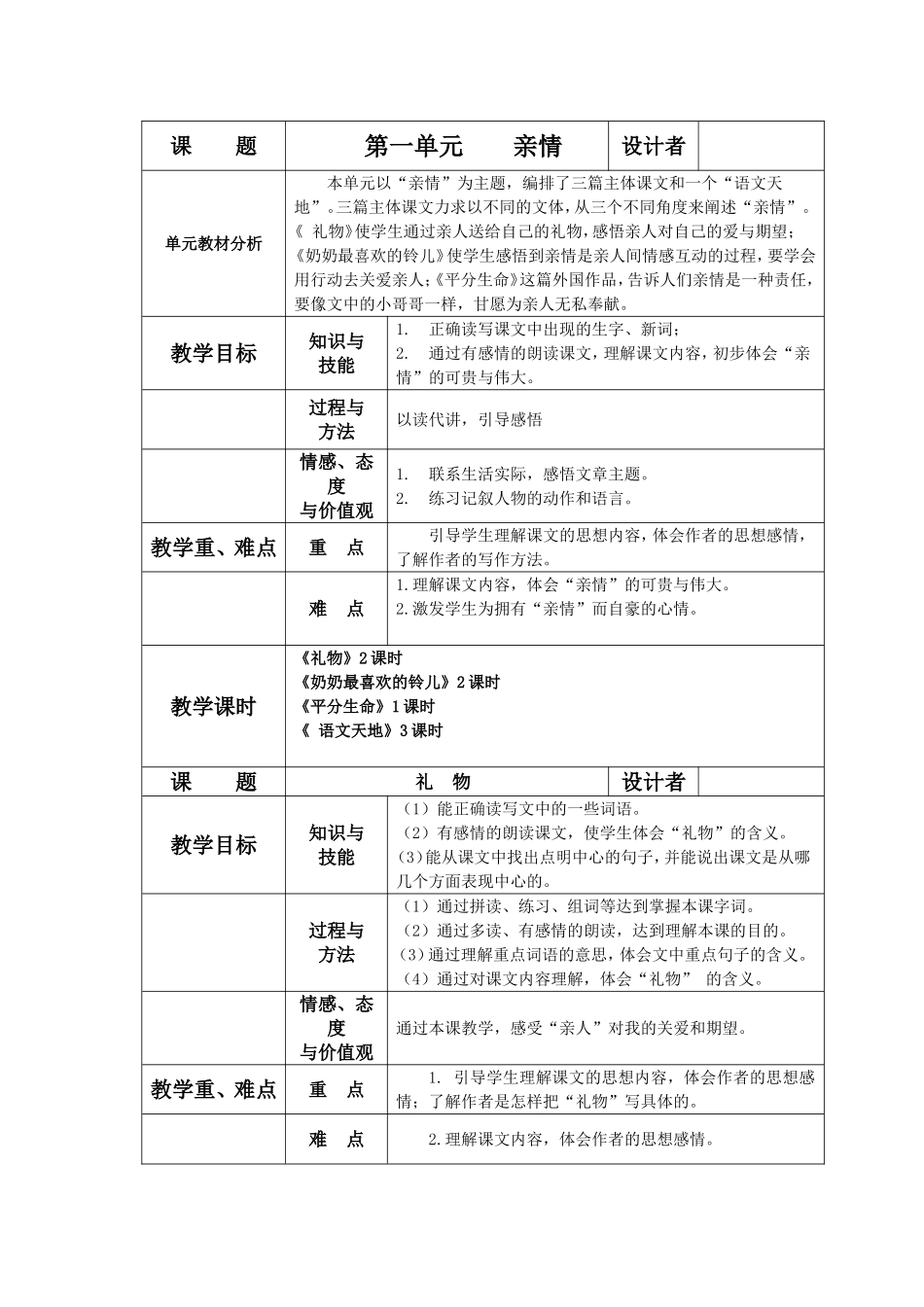 三年级春季语文教案2013_第1页