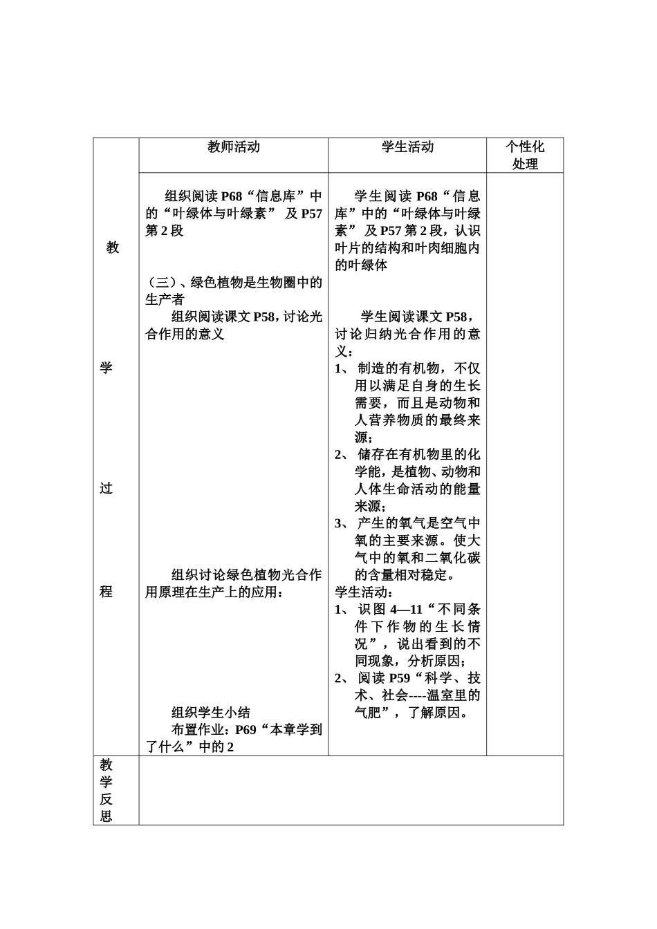 植物的光合作用2(教案)_第2页