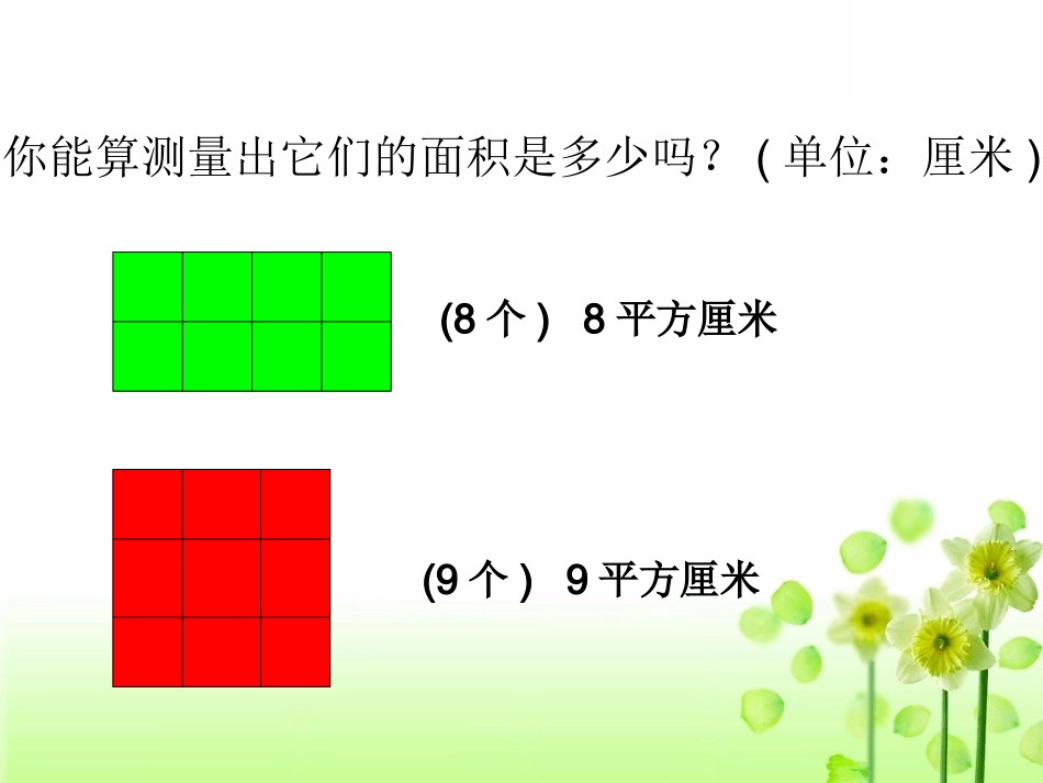 人教2011版小学数学三年级长方形、正方形面积的计算_第2页
