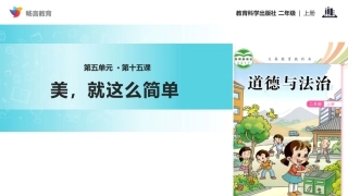 【教学课件】《美-就这么简单》(教科版)