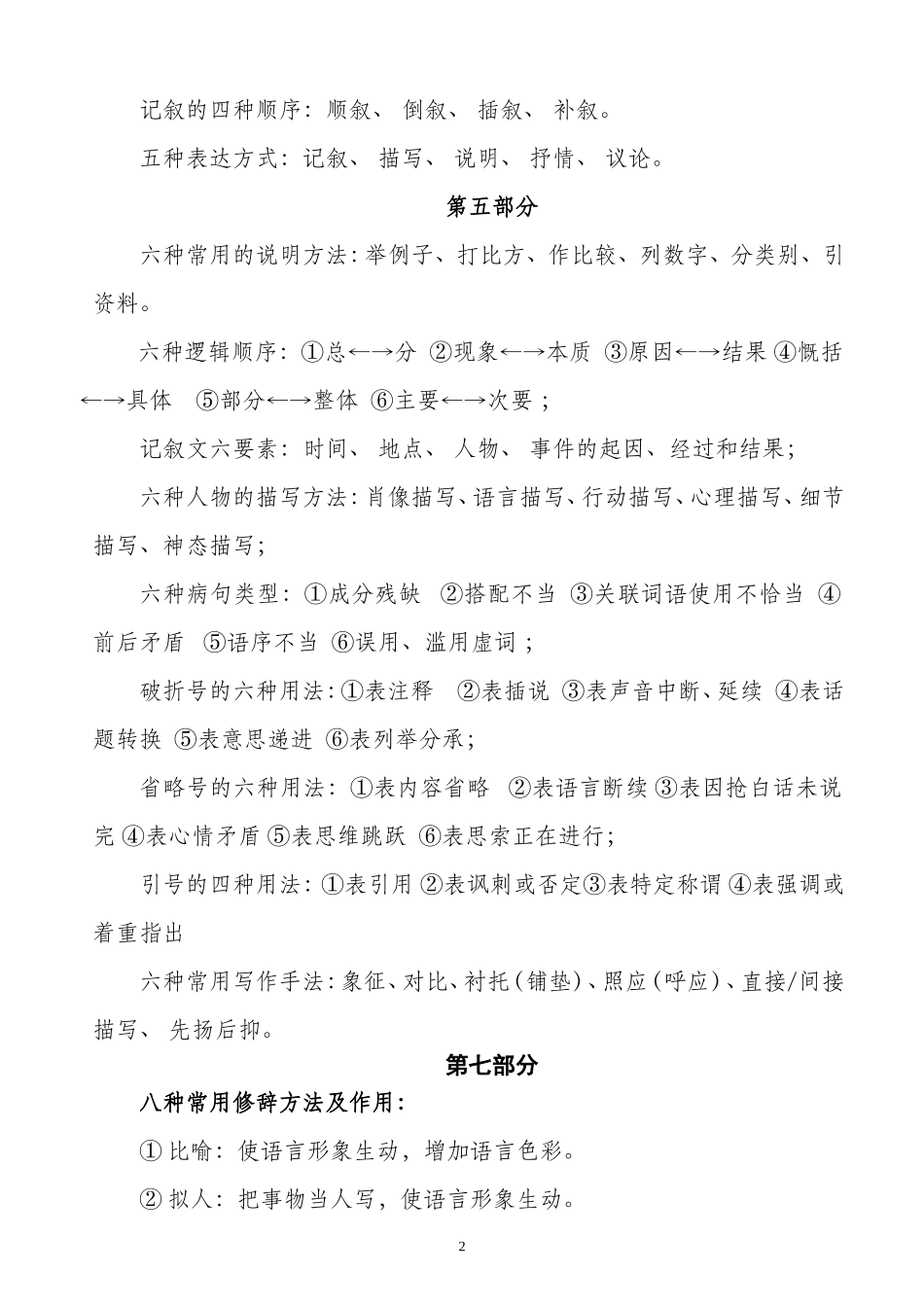 基础知识点归纳1_第2页