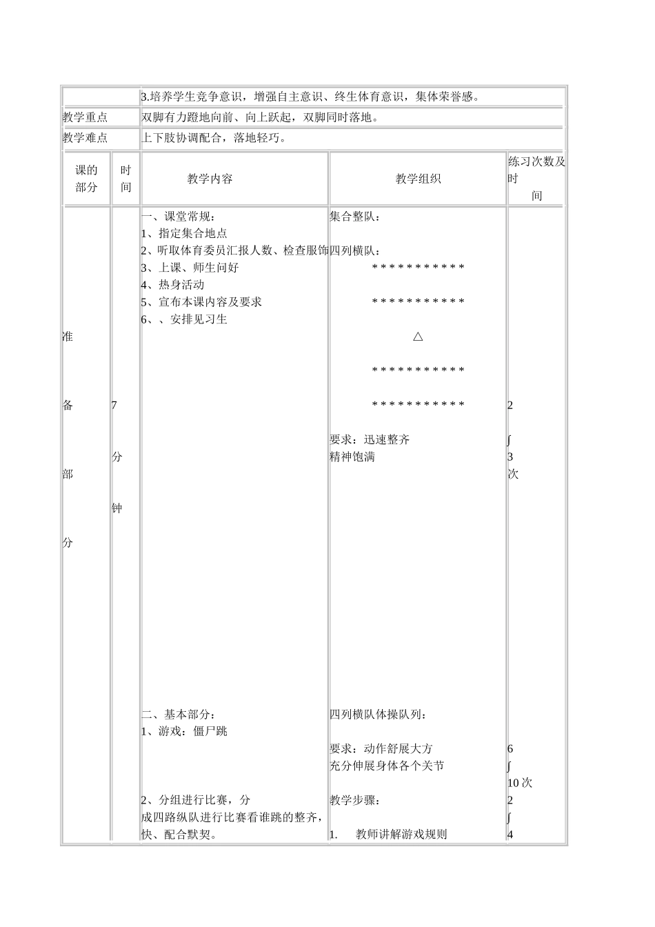 《立定跳远》教学设计_第2页