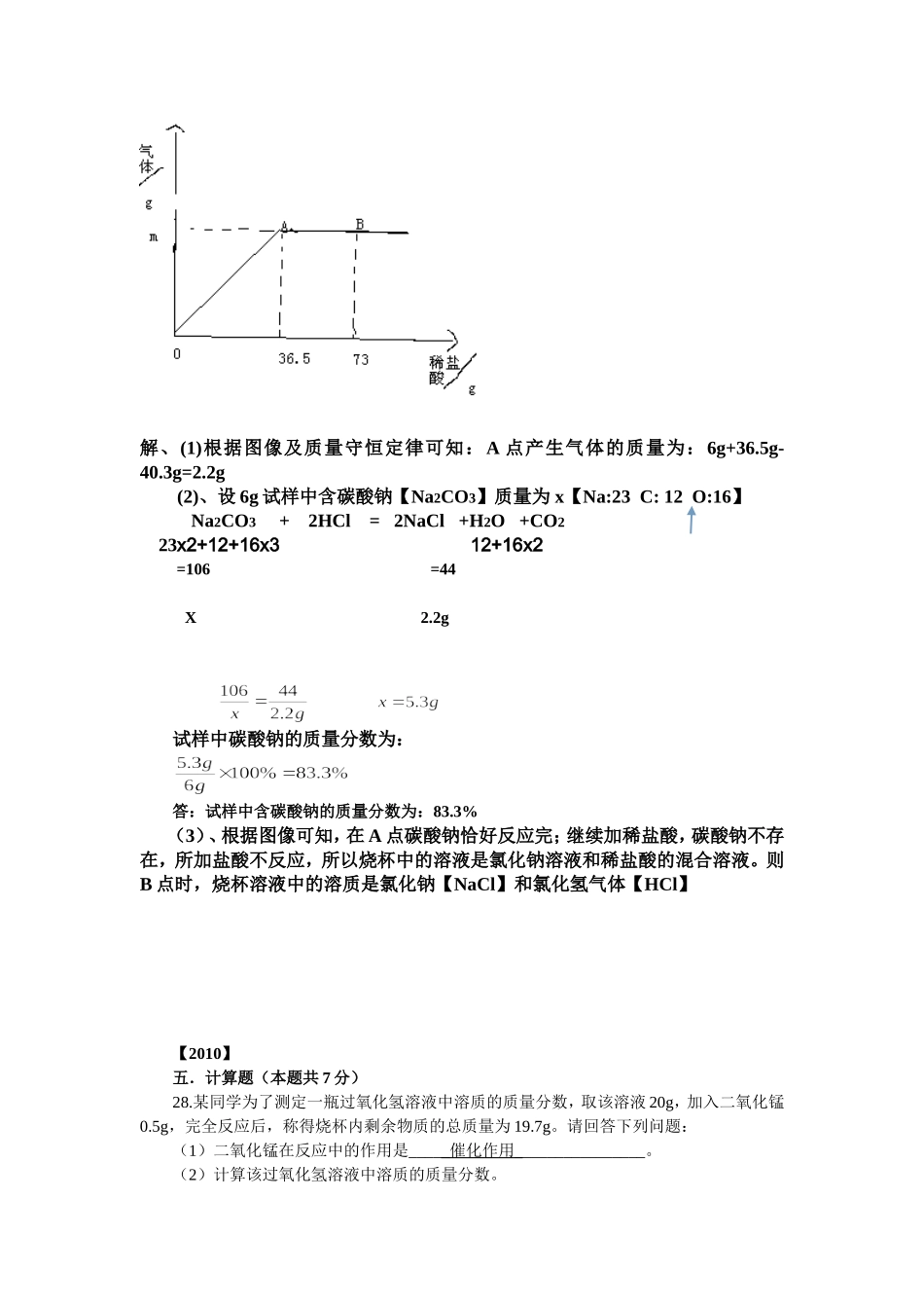 2015溶液中考试题_第2页