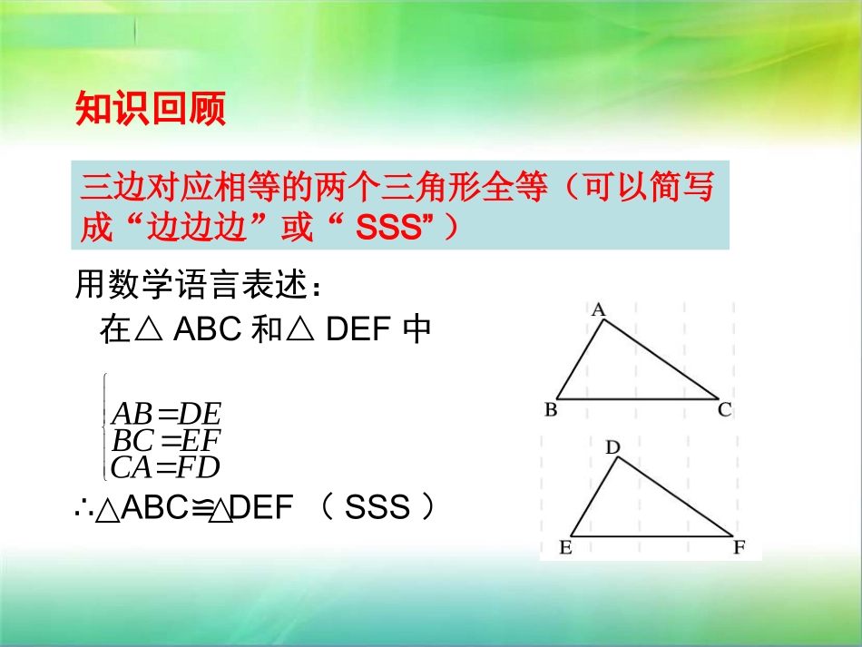 三角形全等的判定(二)_第3页