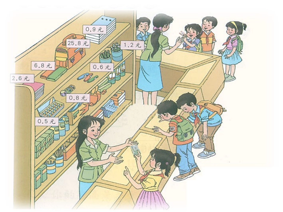 人教2011版小学数学三年级小数的加减法PPT_第3页