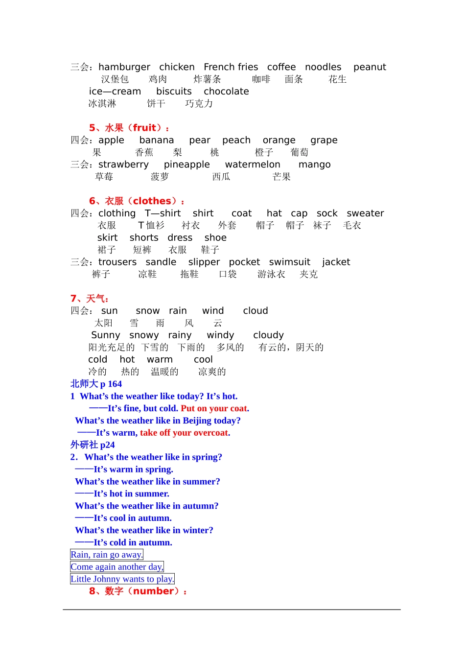 2012小升初英语单词-必须掌握的词汇_第2页