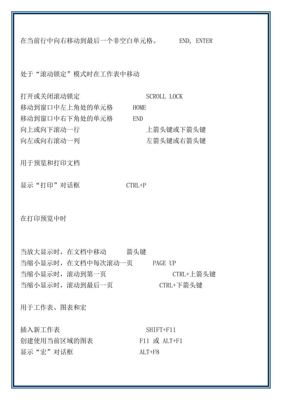 execl快捷键_第2页