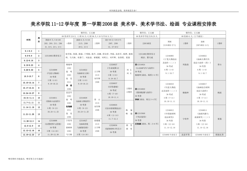 时间---商丘师范学院美术学院_第1页