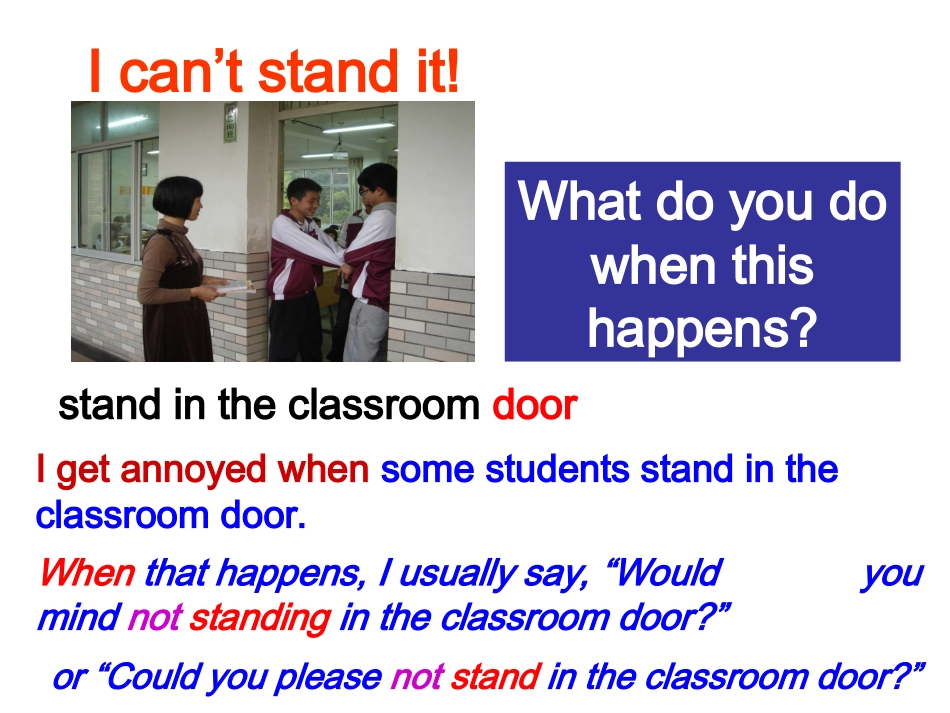 新目标初中英语八年级下册Would-you-mind-turning-down-the-music课件_第3页