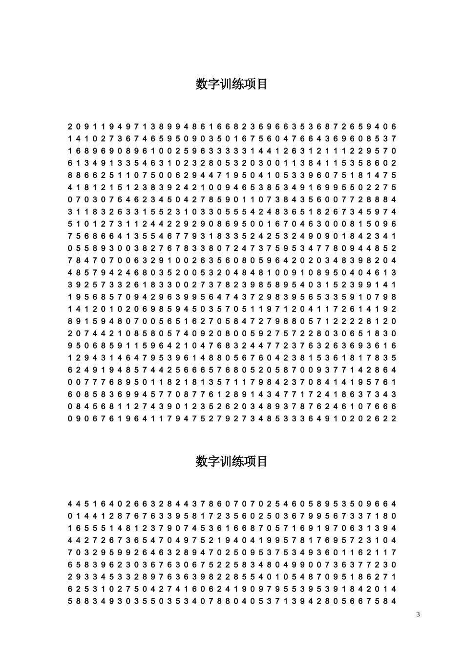 记忆术数字表(25行)15款_第3页