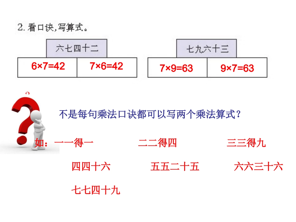 6的乘法口诀练习题_第2页