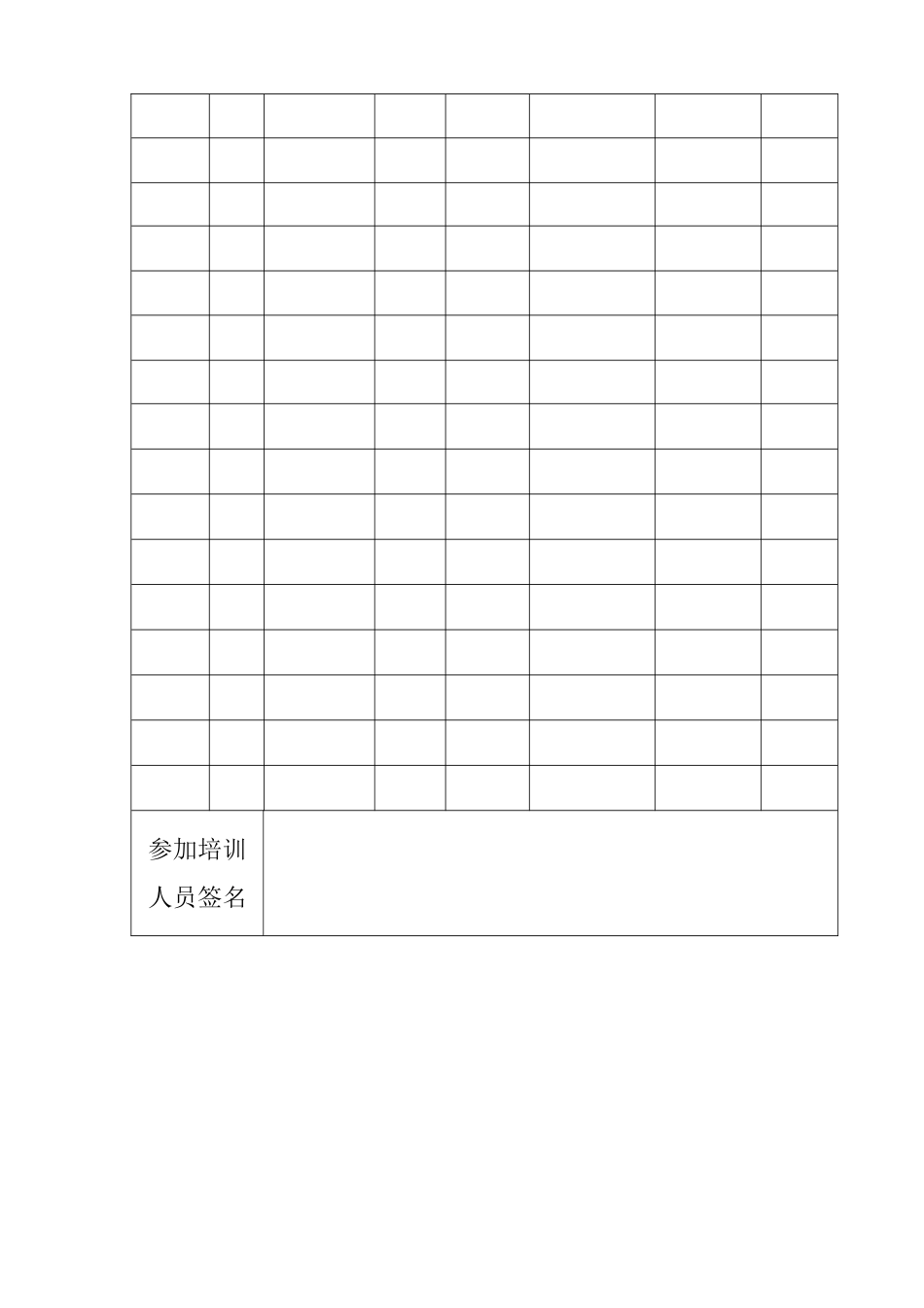 休闲中心消防安全教育培训制度及表格_第2页
