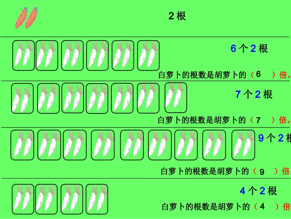 人教2011版小学数学三年级倍-(2)_第3页