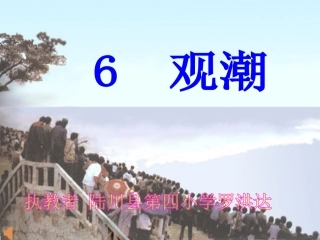 《观潮》PPT