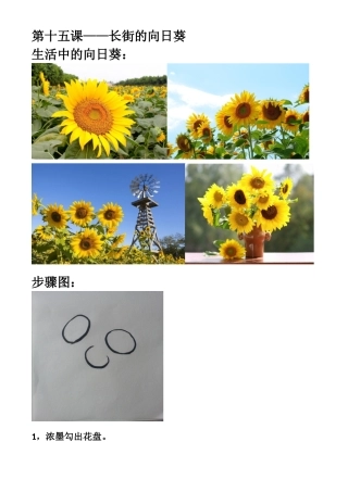 15长街的向日葵