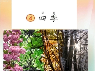 (部编)人教2011课标版一年级上册小学一年级《四季》