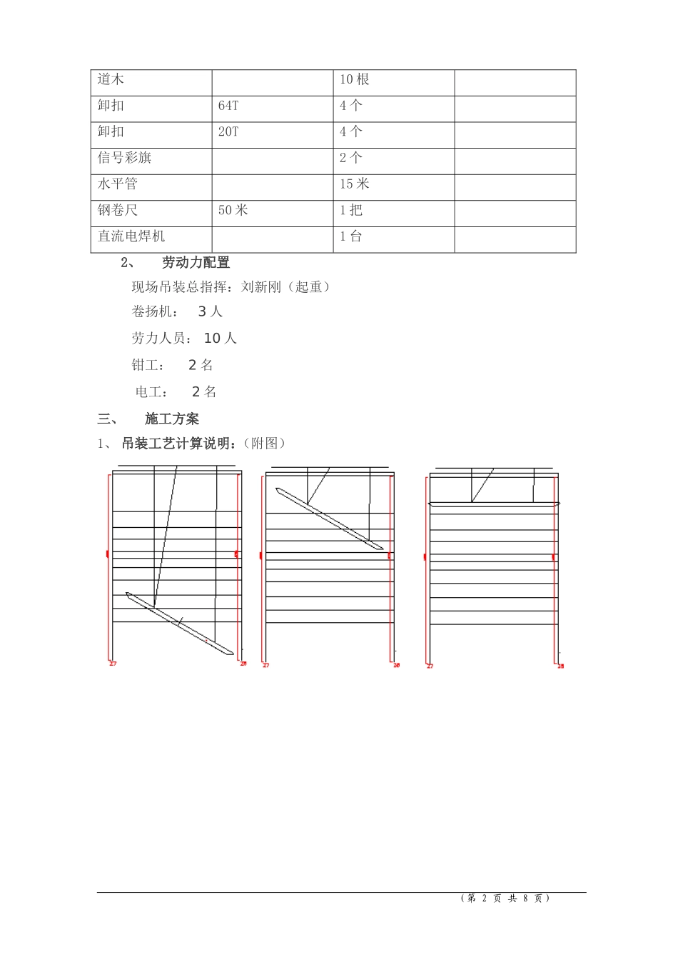 2#锅炉汽包吊装施工技术措施_第2页