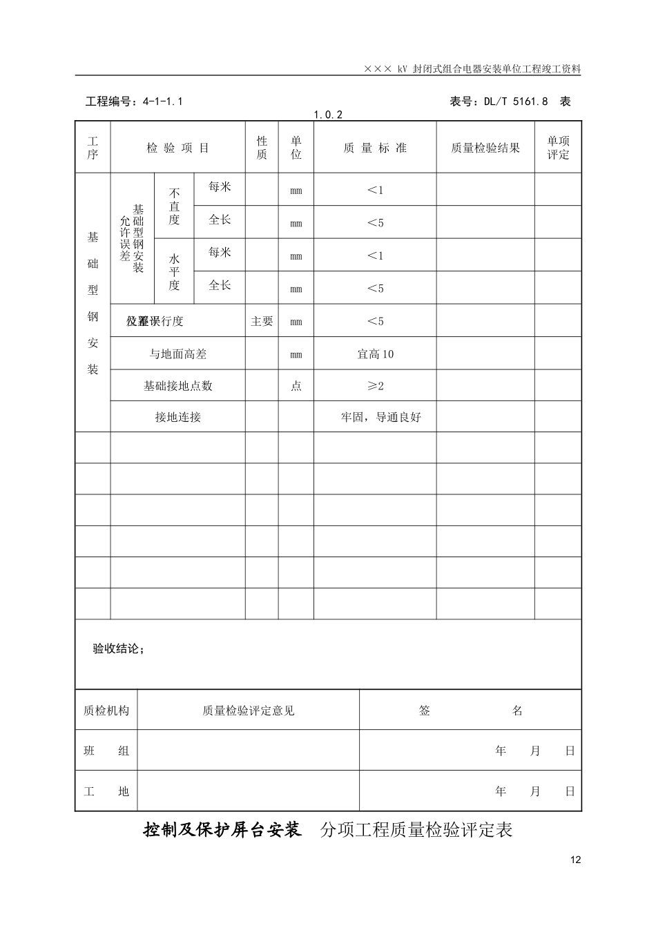 (3)单位及网控设备安装分部验评_第3页