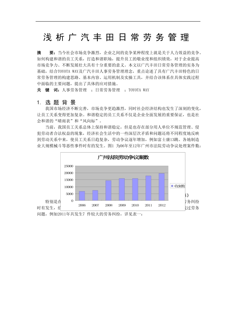 19浅析丰田日常劳务管理_第1页
