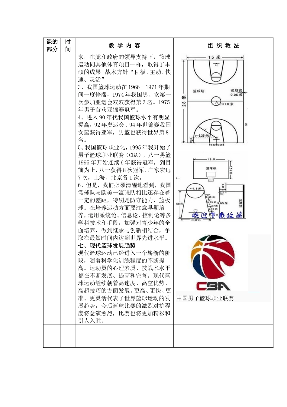 第一学期篮球选修课教案001_第2页