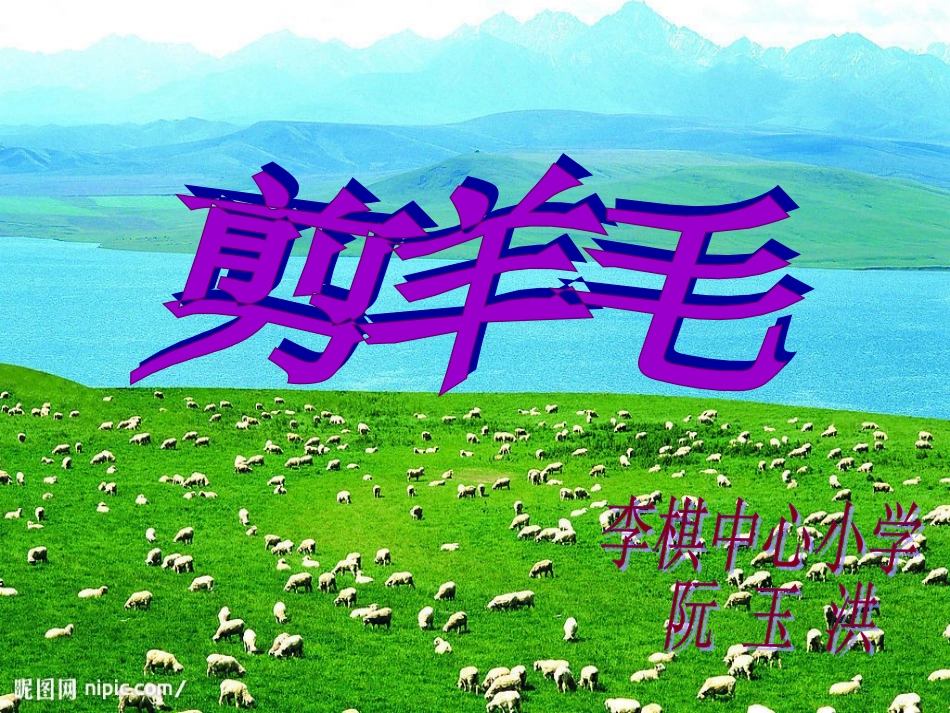《剪羊毛》课件._第1页