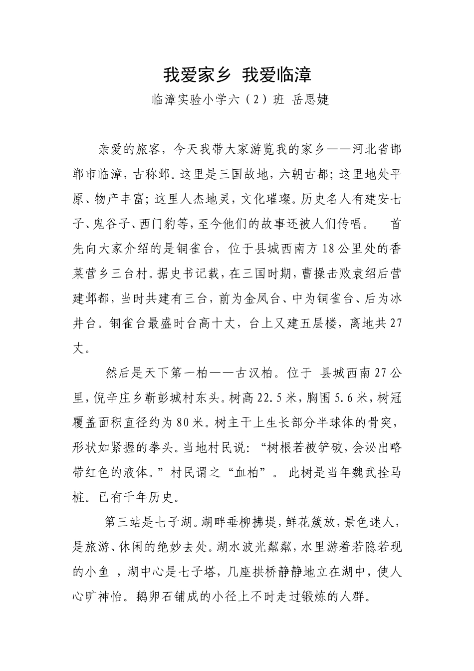 我爱家乡-我爱临漳_第1页