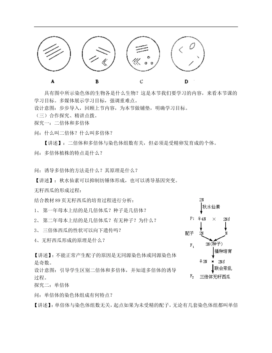 高中生物-《染色体变异》教案16(第二课时)-新人教版必修2_第2页