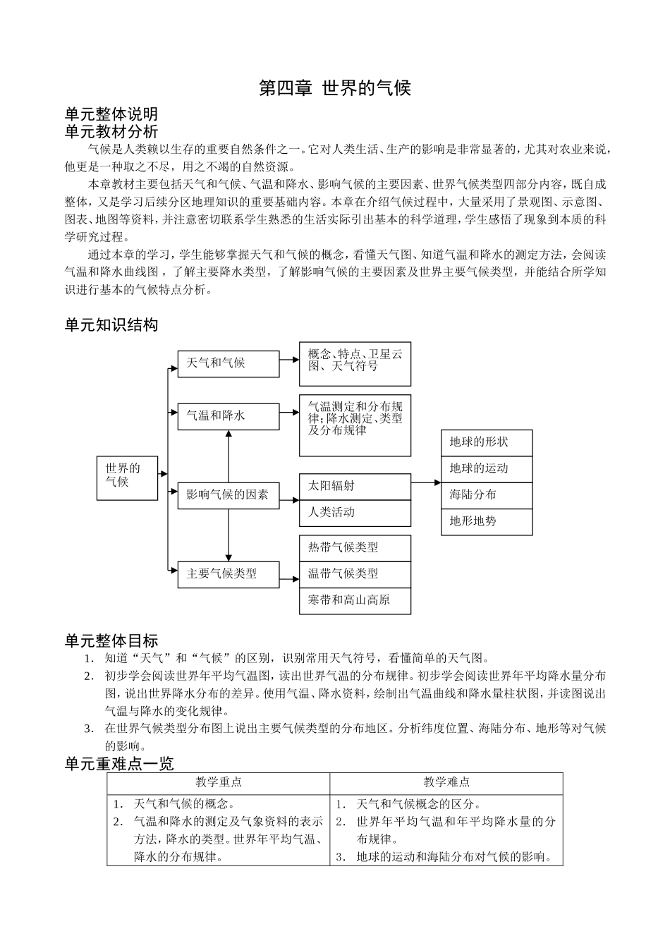 湘教版世界的气候教案_第1页