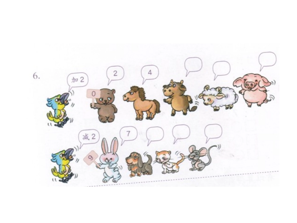 6-10的认识和加减法整理和复习二课件._第2页
