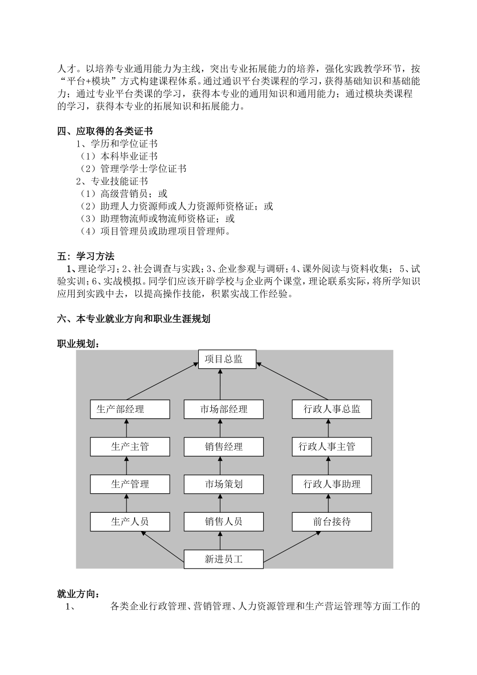 工商企业管理专业入学教育(本科)_第3页