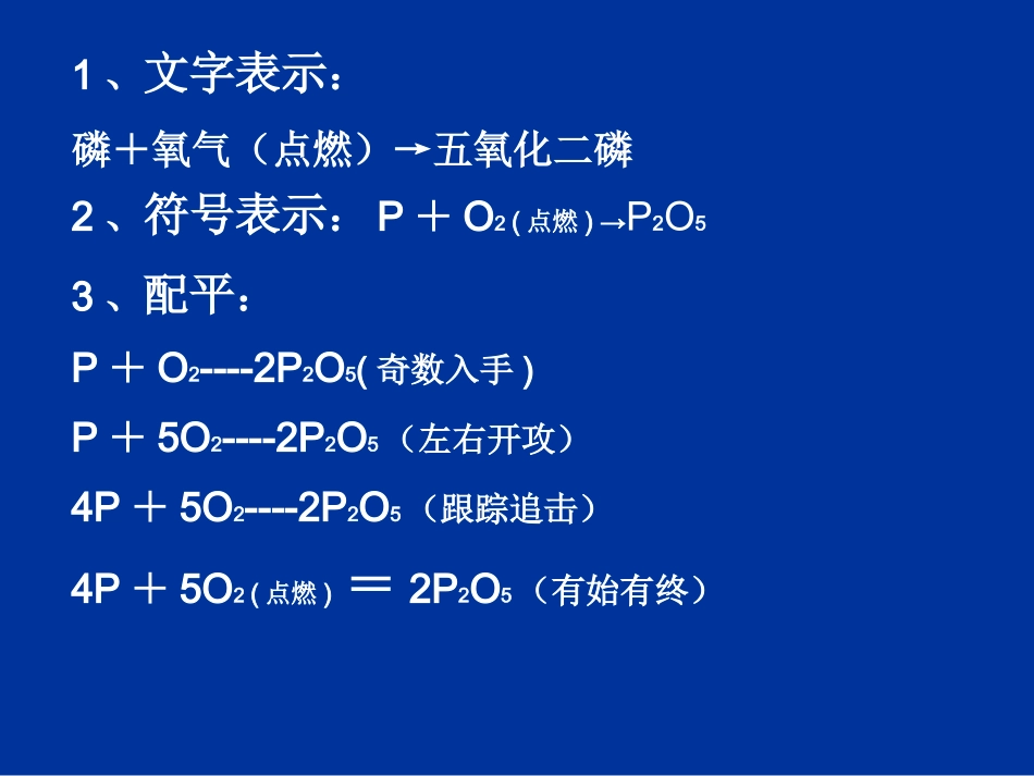 第五单元课题3如何正确书写化学方程式课件新人教版(2)_第3页