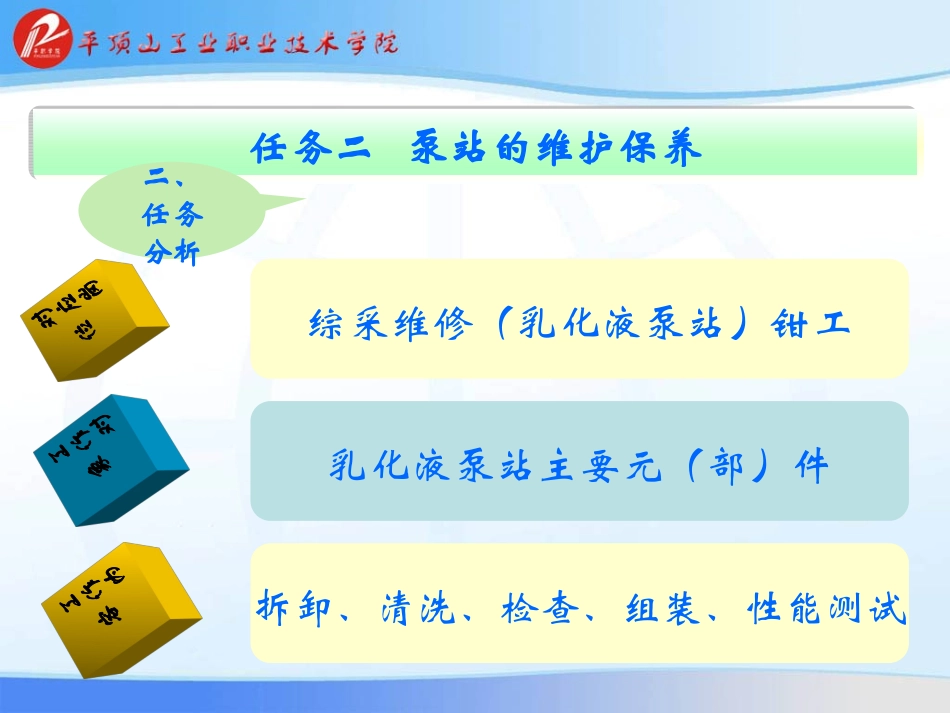 任务三--乳化液泵站主要元件维修_第3页