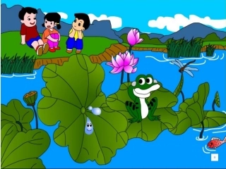 (部编)人教语文2011课标版一年级下册《荷叶圆圆》第一课时课件-(3)